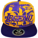 TOP LEVEL : LEGEND | Front-raised Legend 24 embroidery Design Snapback Cap