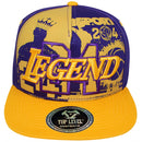 TOP LEVEL : LEGEND | Front-raised Legend 24 embroidery Design Snapback Cap
