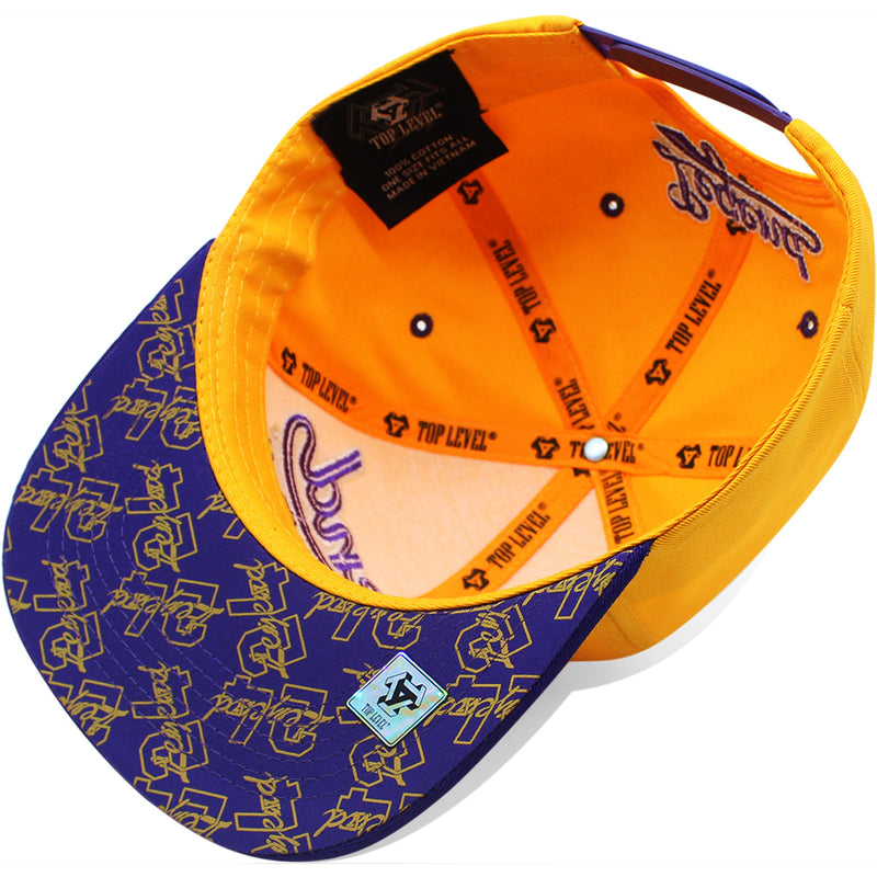 TOP LEVEL : LEGEND | Front Raised Legend 24 Verbiage Design Snapback Cap
