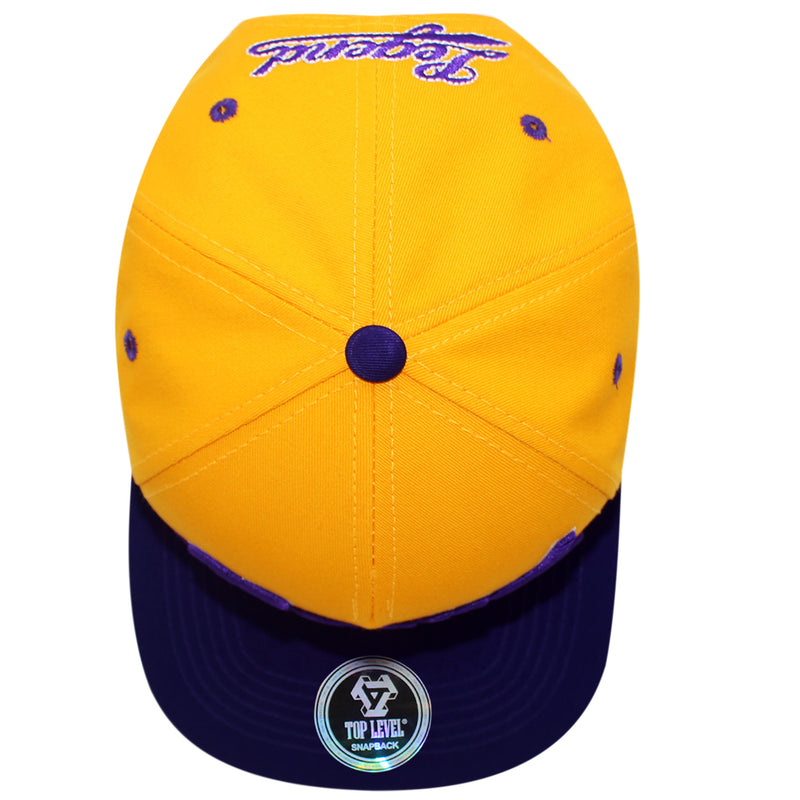 TOP LEVEL : LEGEND | Front Raised Legend 24 Verbiage Design Snapback Cap