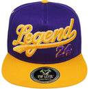 TOP LEVEL : LEGEND | Front Raised Legend 24 Verbiage Design Snapback Cap