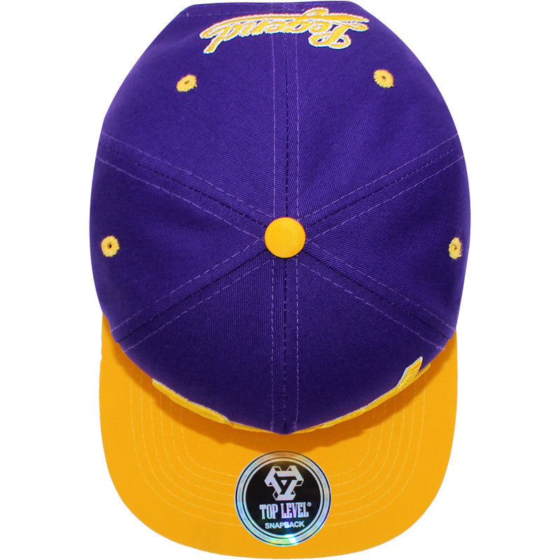 TOP LEVEL : LEGEND | Front Raised Legend 24 Verbiage Design Snapback Cap