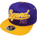 TOP LEVEL : LEGEND | Front Raised Legend 24 Verbiage Design Snapback Cap