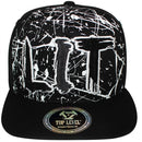 TOP LEVEL : LIT | Front-raised Verbiage Design Snapback Cap
