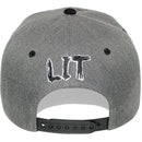 TOP LEVEL : LIT | Front-raised Verbiage Design Snapback Cap