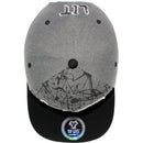 TOP LEVEL : LIT | Front-raised Verbiage Design Snapback Cap