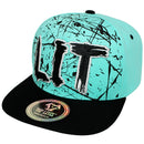 TOP LEVEL : LIT | Front-raised Verbiage Design Snapback Cap