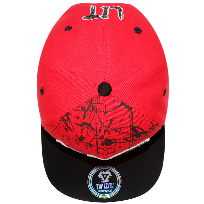 TOP LEVEL : LIT | Front-raised Verbiage Design Snapback Cap