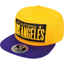 TOP LEVEL : LOS ANGELES | Embossed Verbiage Embroidery with Car Plate Design Snapback Cap