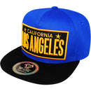 TOP LEVEL : LOS ANGELES | Embossed Verbiage Embroidery with Car Plate Design Snapback Cap
