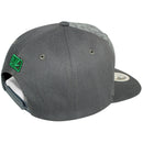 TOP LEVEL : MARIJUANA | Front-raised Marijuana Embroidery Design Snapback Cap