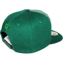 TOP LEVEL : MARIJUANA | Front-raised Marijuana Embroidery Design Snapback Cap