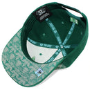 TOP LEVEL : MARIJUANA | Front-raised Marijuana Embroidery Design Snapback Cap