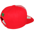 TOP LEVEL : MARIJUANA | Front-raised Marijuana Embroidery Design Snapback Cap