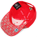 TOP LEVEL : MARIJUANA | Front-raised Marijuana Embroidery Design Snapback Cap