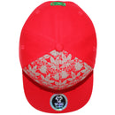 TOP LEVEL : MARIJUANA | Front-raised Marijuana Embroidery Design Snapback Cap