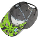 TOP LEVEL : MARIJUANA | Cartoon Hand with Marijuana Design Snapback Cap