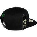 TOP LEVEL : MARIJUANA | Iridescent Patch Design Snapback Cap