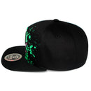 TOP LEVEL : MARIJUANA | Iridescent Patch Design Snapback Cap