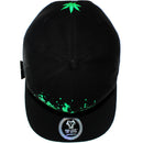 TOP LEVEL : MARIJUANA | Iridescent Patch Design Snapback Cap
