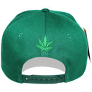 TOP LEVEL : MARIJUANA | Iridescent Patch Design Snapback Cap
