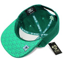TOP LEVEL : MARIJUANA | Iridescent Patch Design Snapback Cap