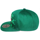 TOP LEVEL : MARIJUANA | Iridescent Patch Design Snapback Cap