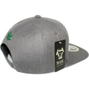 TOP LEVEL : MARIJUANA | Iridescent Patch Design Snapback Cap