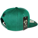 TOP LEVEL : MARIJUANA | Embroidery and All-over Print Design Snapback Cap