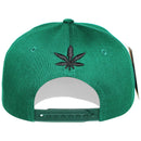 TOP LEVEL : MARIJUANA | Embroidery and All-over Print Design Snapback Cap