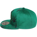 TOP LEVEL : MARIJUANA | Embroidery and All-over Print Design Snapback Cap