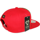 TOP LEVEL : MARIJUANA | Embroidery Rasta Color Sublimation Design Snapback Cap