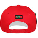 TOP LEVEL : MARIJUANA | Embroidery Rasta Color Sublimation Design Snapback Cap