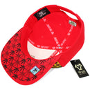 TOP LEVEL : MARIJUANA | Embroidery Rasta Color Sublimation Design Snapback Cap