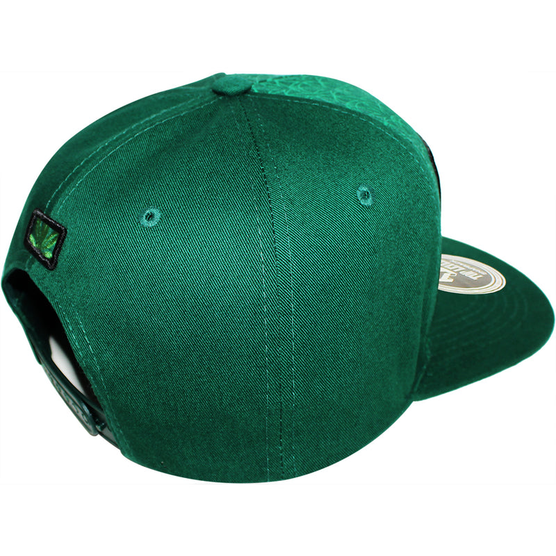TOP LEVEL : MARIJUANA | All-over Marijuana Print Design Snapback Cap
