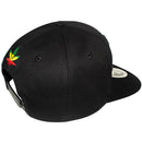 TOP LEVEL : MARIJUANA | Front-raised Marijuana Verbiage Embroidery Design Snapback Cap