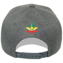 TOP LEVEL : MARIJUANA | Front-raised Marijuana Verbiage Embroidery Design Snapback Cap
