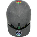 TOP LEVEL : MARIJUANA | Front-raised Marijuana Verbiage Embroidery Design Snapback Cap