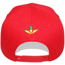 TOP LEVEL : MARIJUANA | Front-raised Marijuana Verbiage Embroidery Design Snapback Cap