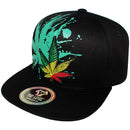 TOP LEVEL : MARIJUANA | Rasta Colors Design Snapback Cap