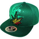 TOP LEVEL : MARIJUANA | Rasta Colors Design Snapback Cap