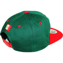 TOP LEVEL : MEXICO | Map with Mexico Flag Sublimation Patch Design Snapback Cap