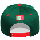 TOP LEVEL : MEXICO | Map with Mexico Flag Sublimation Patch Design Snapback Cap