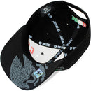 TOP LEVEL : MEXICO | Engraving Mexico Eagle Leather Patch Design Snapback Cap
