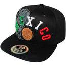 TOP LEVEL : MEXICO | Engraving Mexico Eagle Leather Patch Design Snapback Cap