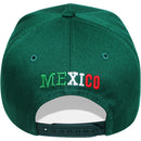 TOP LEVEL : MEXICO | Engraving Mexico Eagle Leather Patch Design Snapback Cap
