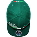 TOP LEVEL : MEXICO | Engraving Mexico Eagle Leather Patch Design Snapback Cap