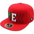 TOP LEVEL : MEXICO | Front-raised MEX Verbiage Design Snapback Cap