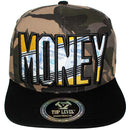 TOP LEVEL : MONEY | Bill Sublimation Patch Design Snapback Cap