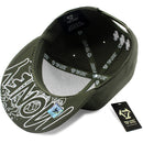 TOP LEVEL : MONEY | Dollar Sign with Rubber Patch Design Snapback Cap
